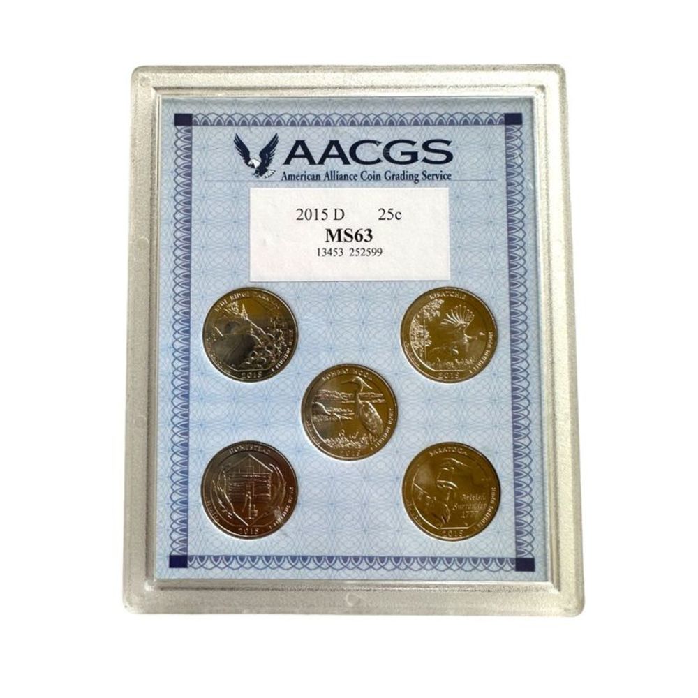 American Coin Treasures 2015 D 25c Quarter U.S. National Parks Collection